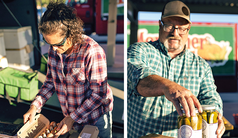 Heartquists at the Farmers Market