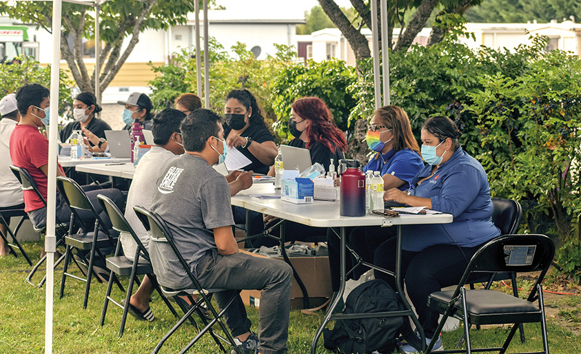 VGMHC health care providers serving through mobile health program